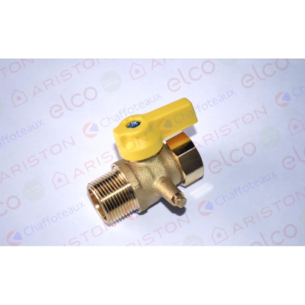 Кран газовый шаровой 3/4 Ariston 61313366